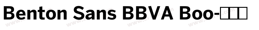 Benton Sans BBVA Boo字体转换